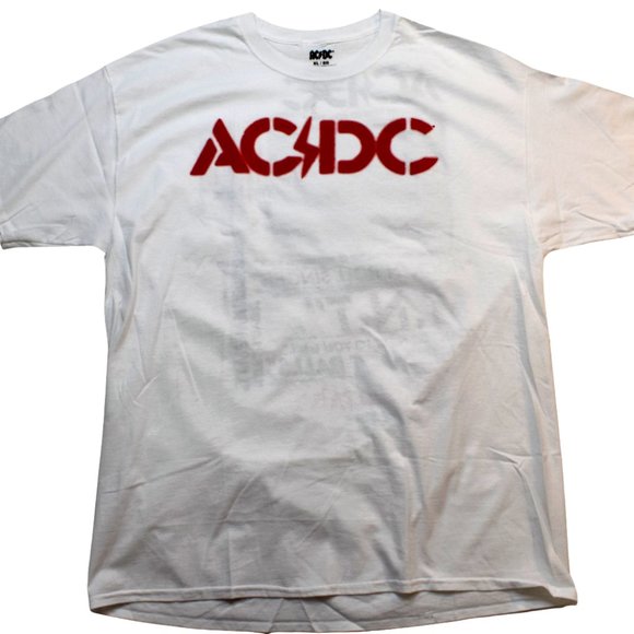 AC/DC | Shirts | Acdc Mens High Voltage Album And Song Titles Front ...